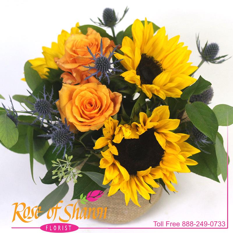 2914 Joel Sunflower Bouquet Image One