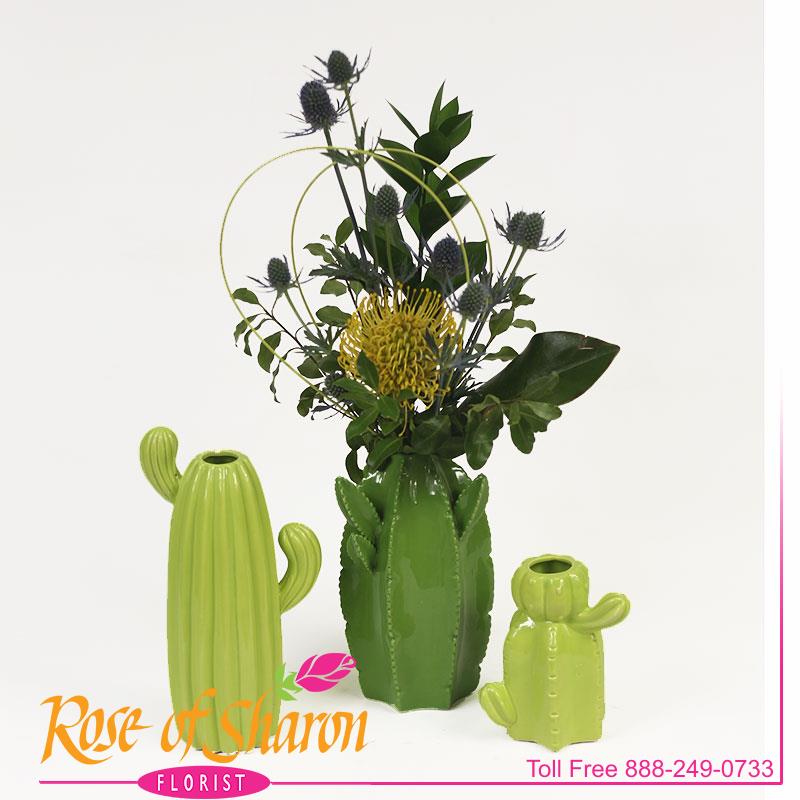 2925 Cactus Vase Image One